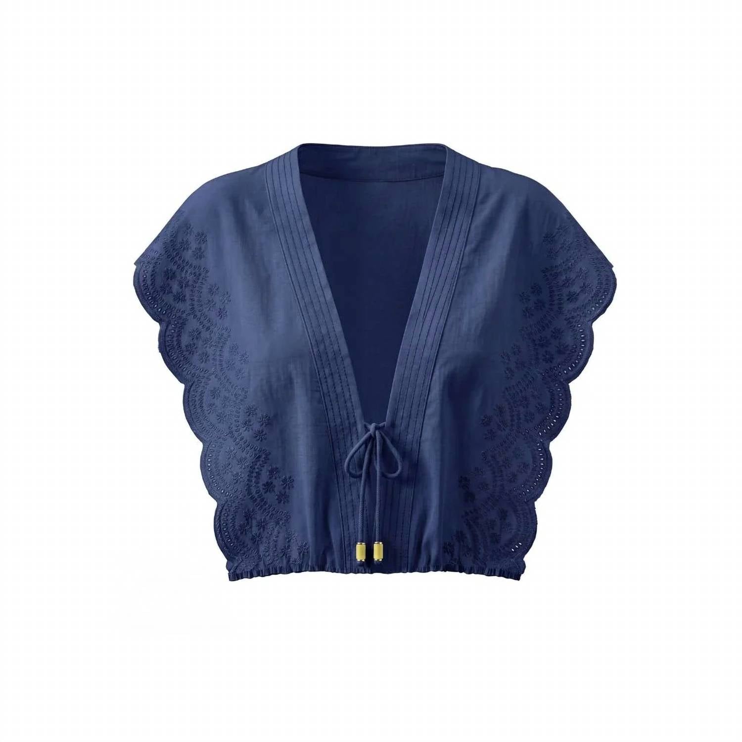 Baye London - Flutter Sleeve Top