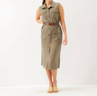Karen Kane - Midi Shirtdress