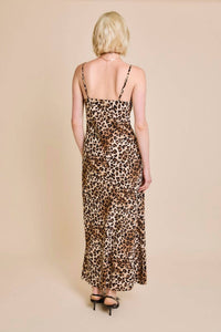 Le Lis - Spaghetti Strap Lace Trimmed Maxi Dress