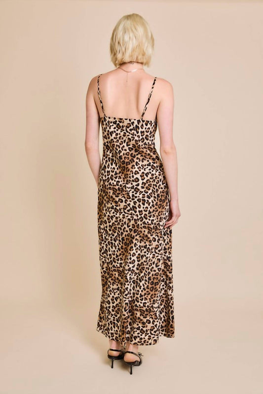 Le Lis - Spaghetti Strap Lace Trimmed Maxi Dress