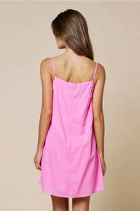 Lalavon - Ocean Sea Shell Embroidery Mini Dress