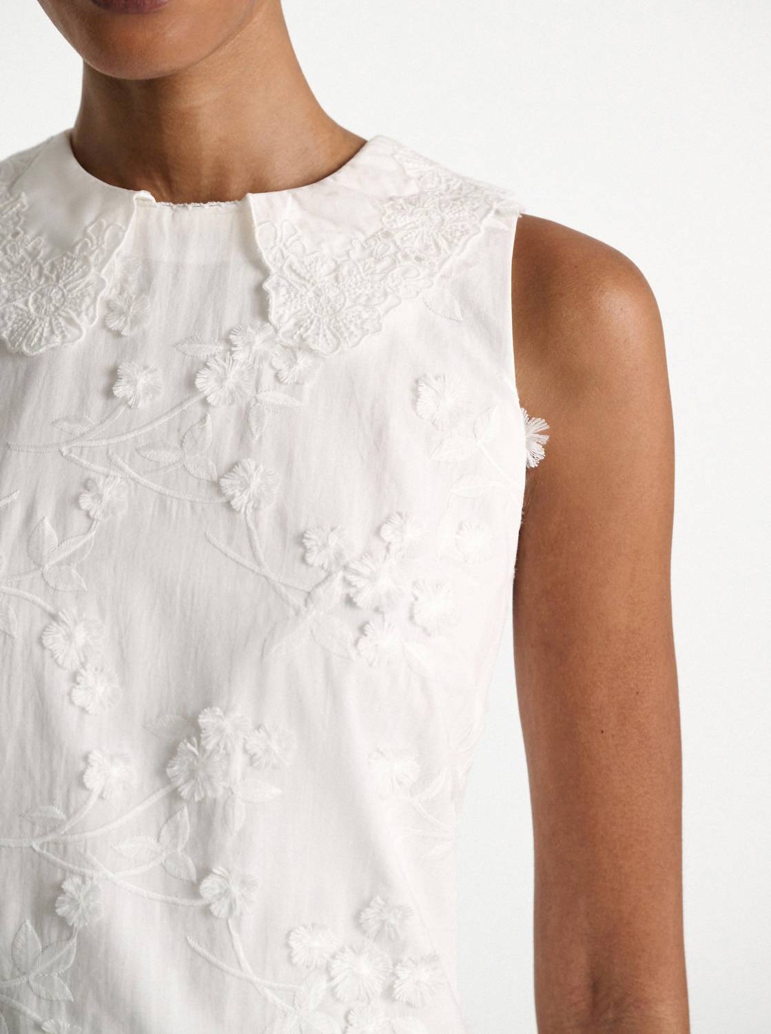 DOROTHEE SCHUMACHER Light Volumes Dress in white - women's dress - view 5