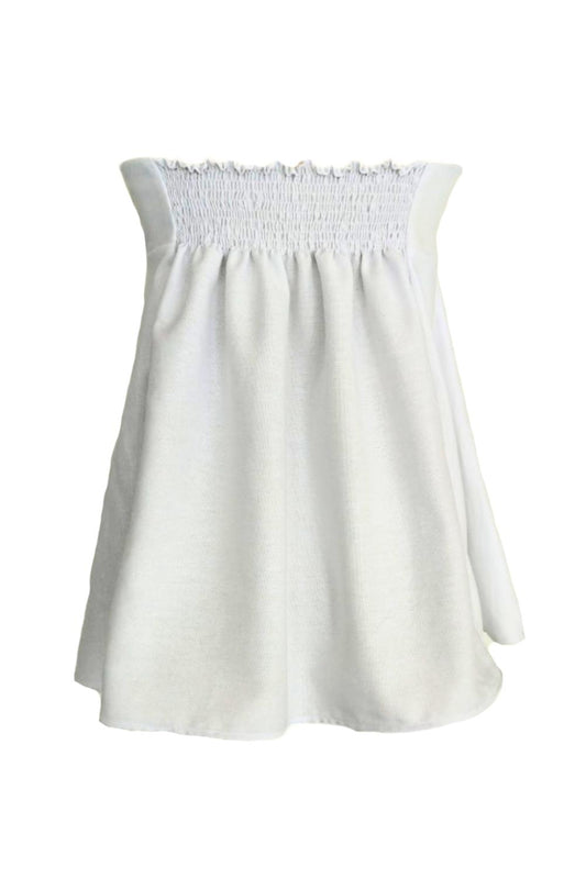 Soah - Women's Milan Linen Blend Strapless Top