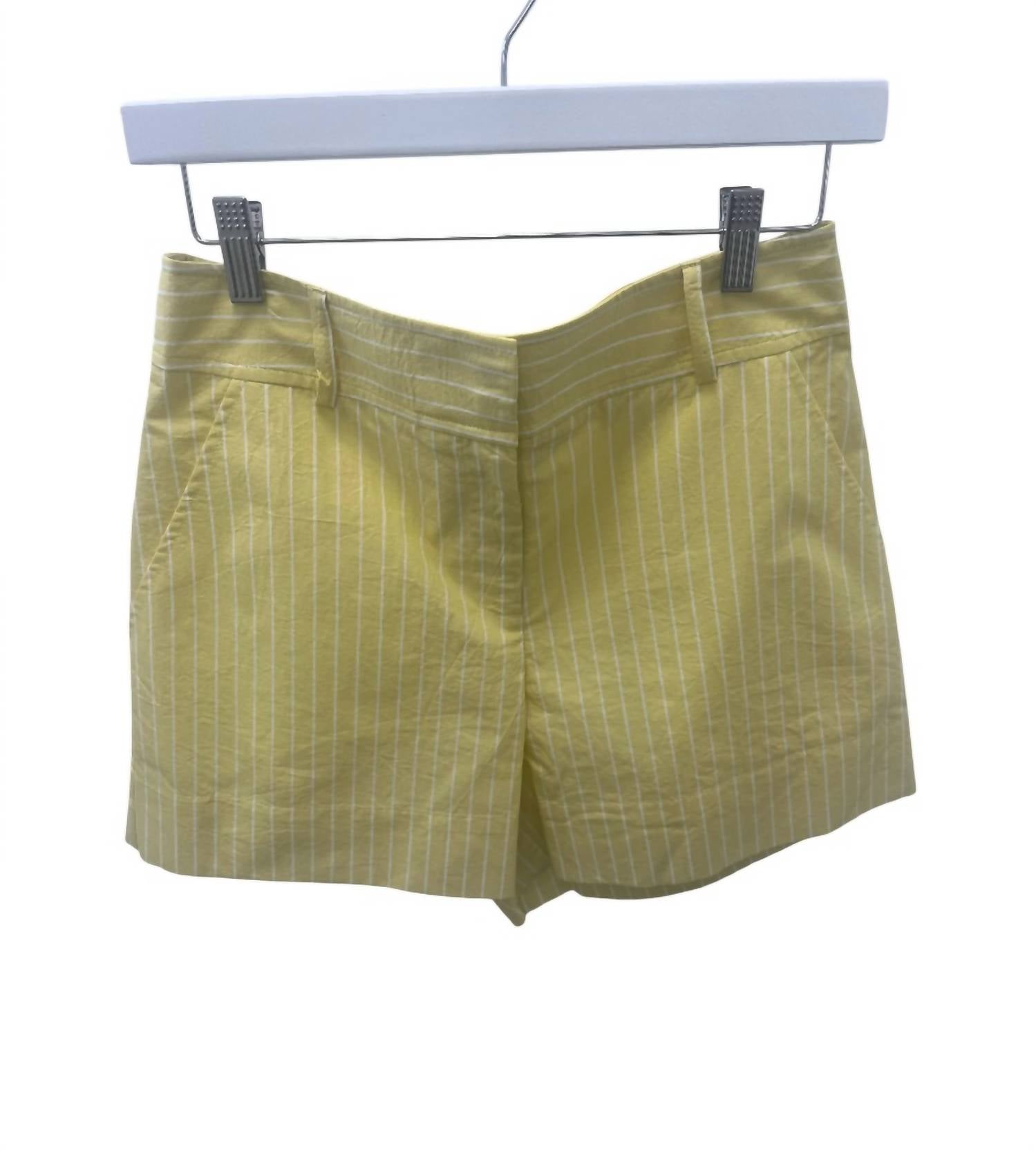 Drew - Pinstripe Tailored Shorts