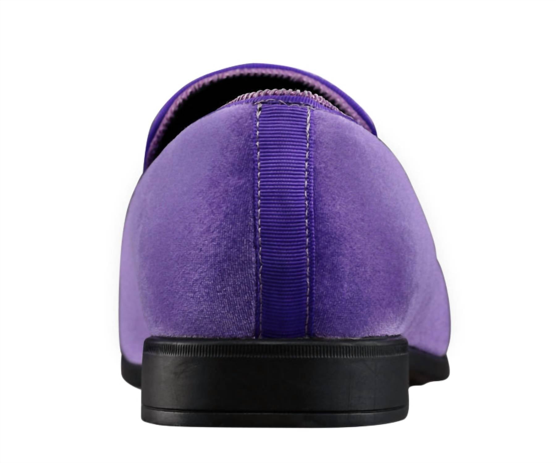 Amali Men's Antonio Dress Shoes in lavender - men's loafer - view 5