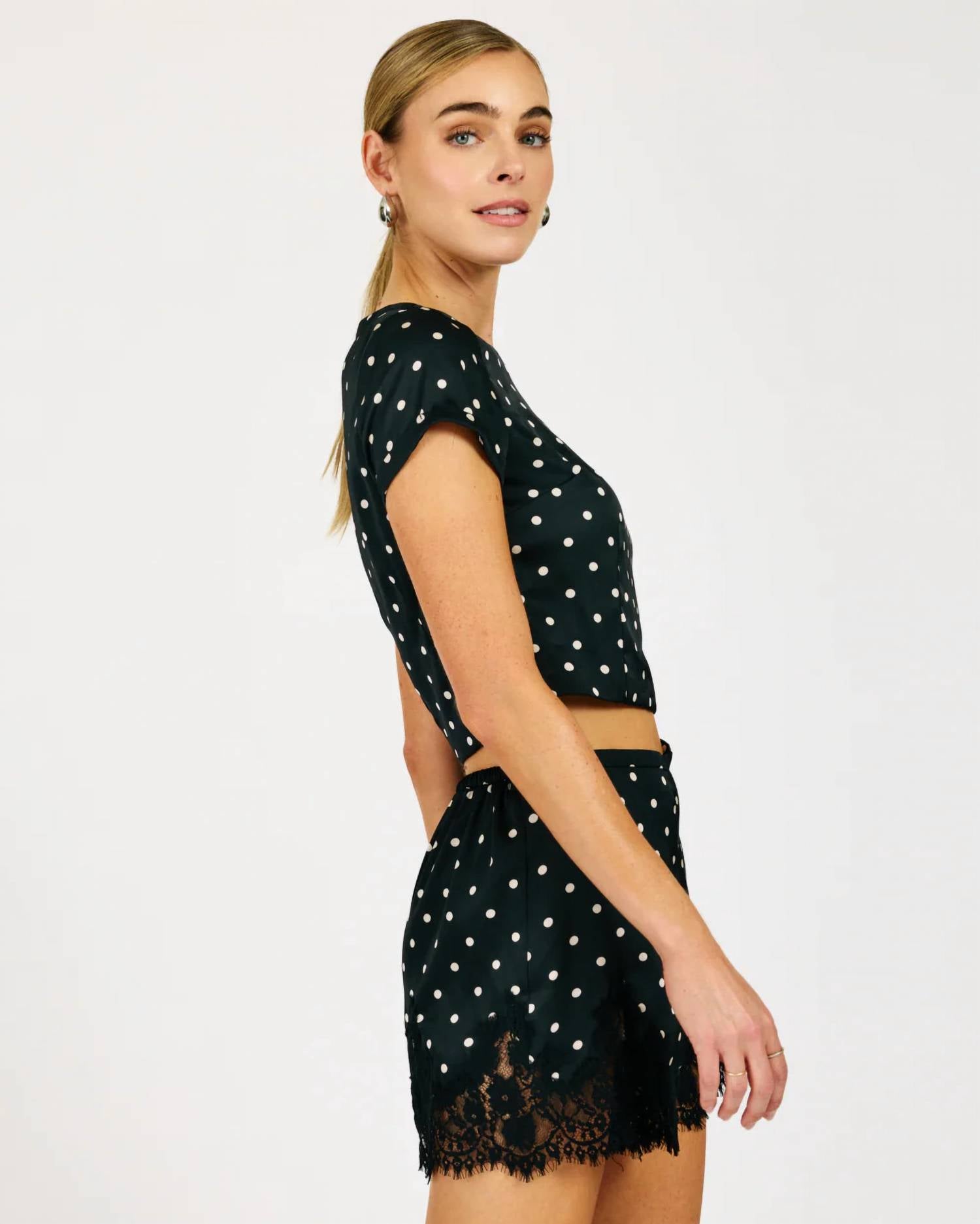 Line And Dot - Sophie Polka Dot Top