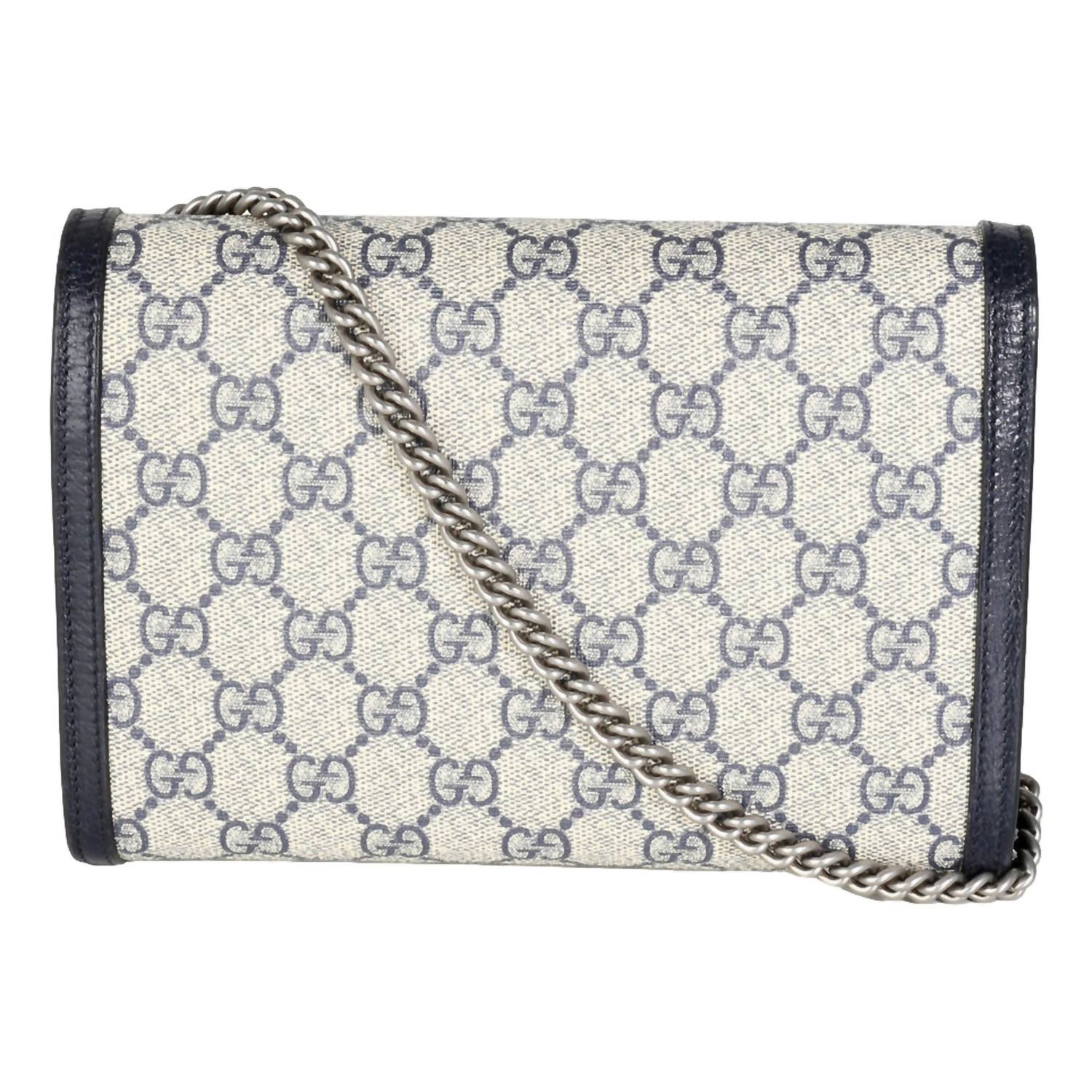 Gucci - Women's Gg Supreme Canvas Mini Dionysus Chain Wallet