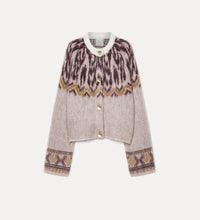 Forte Forte - Baby Alpaca Moiree Fair Isle Jacquard Sweater