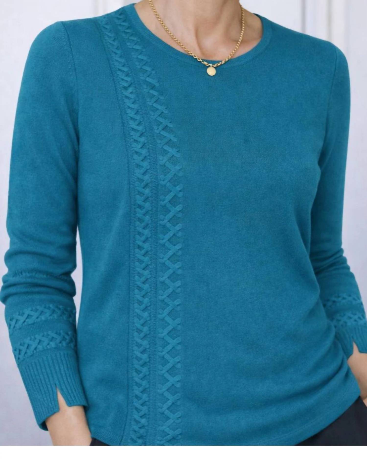 J'Envie/Eli - Weave Long Sleeve Tunic