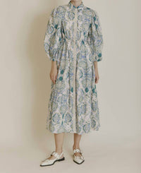 Aureum - Paisley Shirt Dress