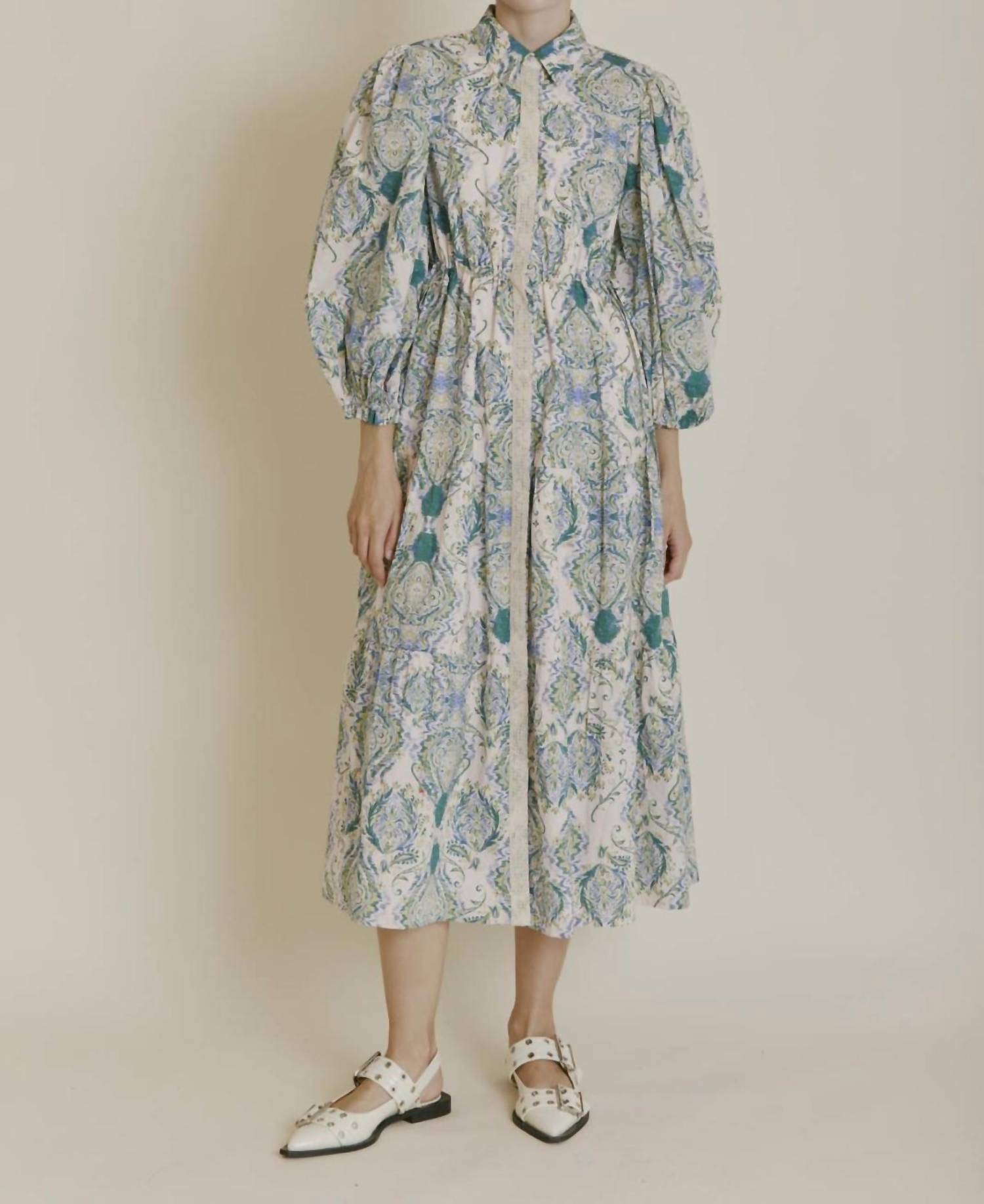 Aureum - Paisley Shirt Dress