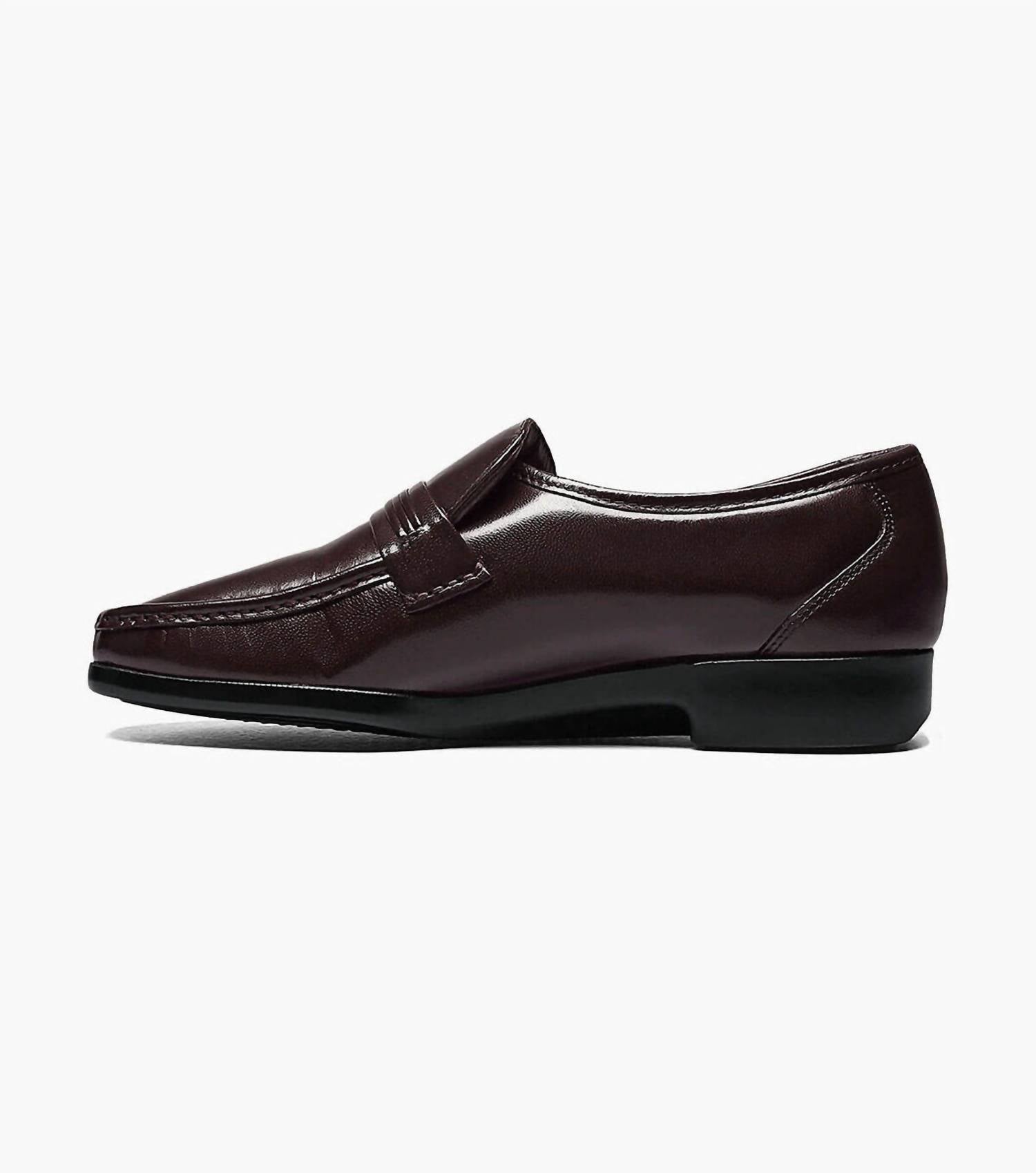 Florsheim Men's Riva Shoe in burgandy - men's loafer - alternate view