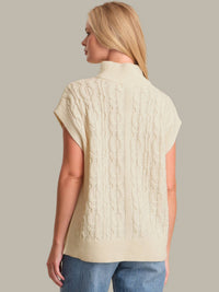 525 America - Rae Wool Cashmere Cable Vest