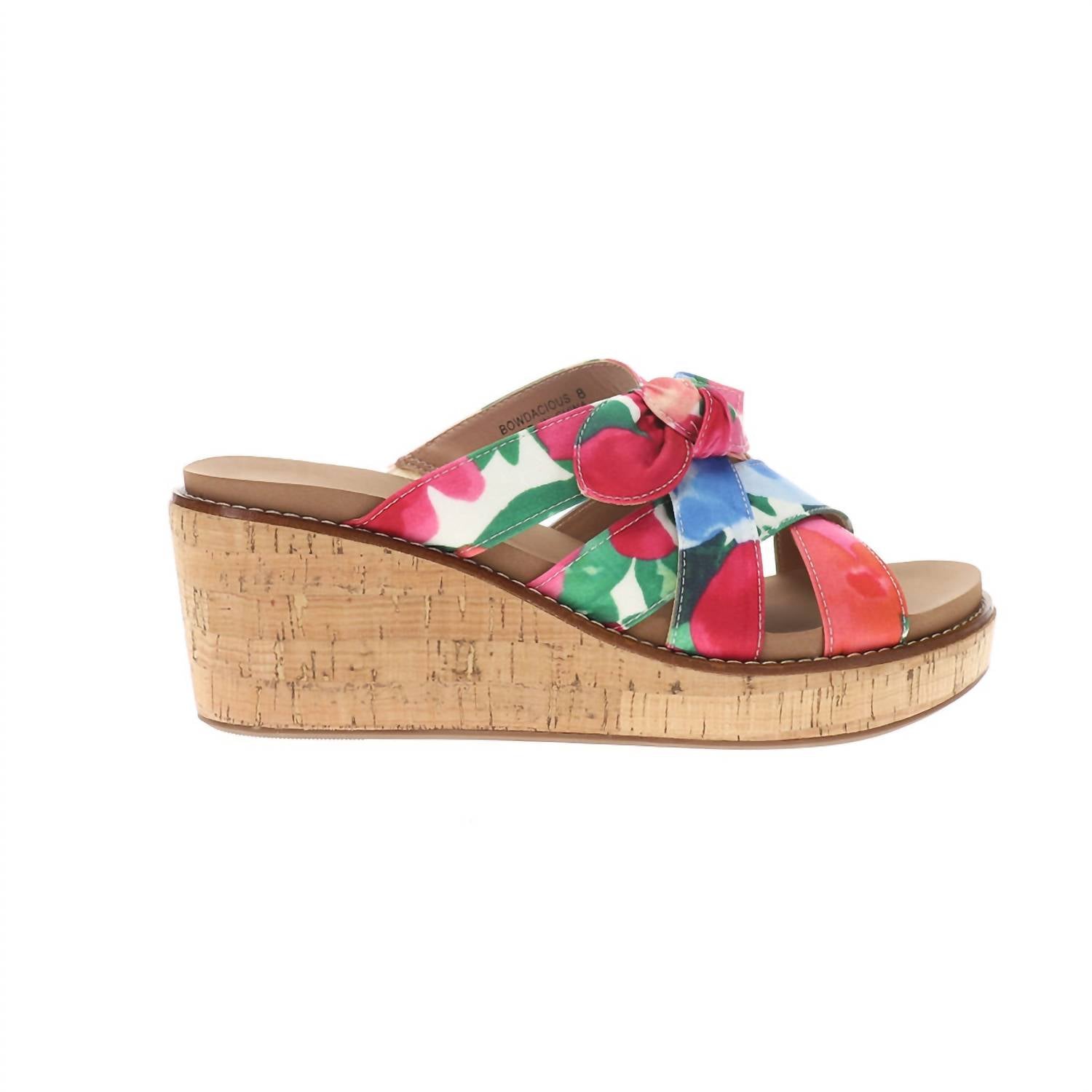 Corkys Footwear - Women's Bowdacious Floral Wedge Sandals