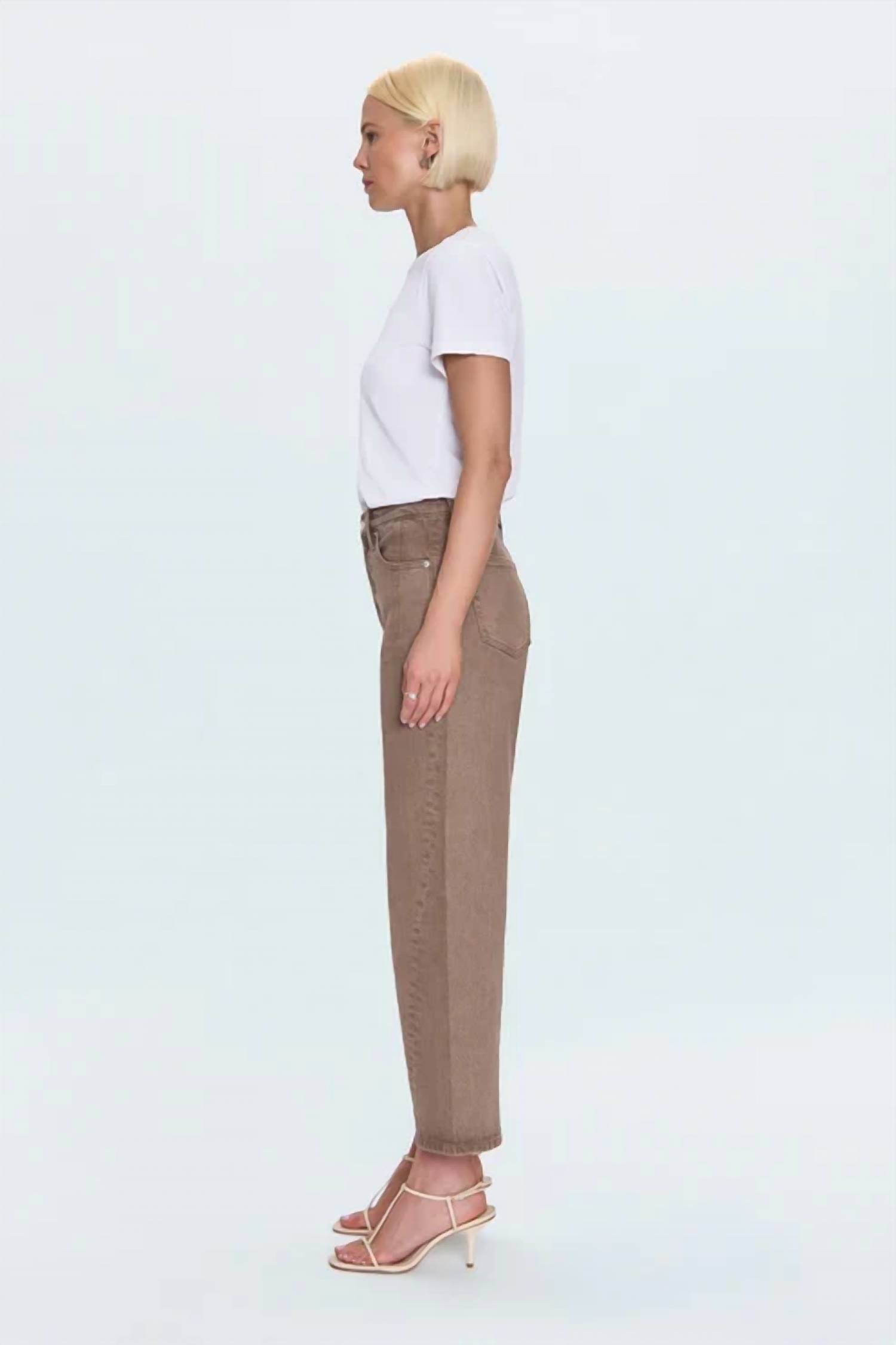 Pistola - Kyra High Rise Bowed Wide Leg Jeans