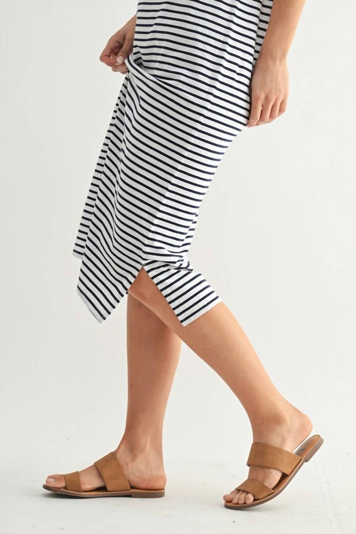 Mono B - Coastal Cotton T-Shirt Dress