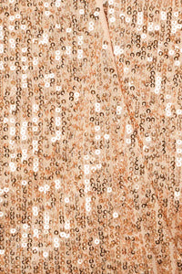 Gilli - Sleeveless Sequined Wrap Bodysuit