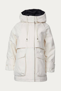 HOODED SHELL DOWN COAT
