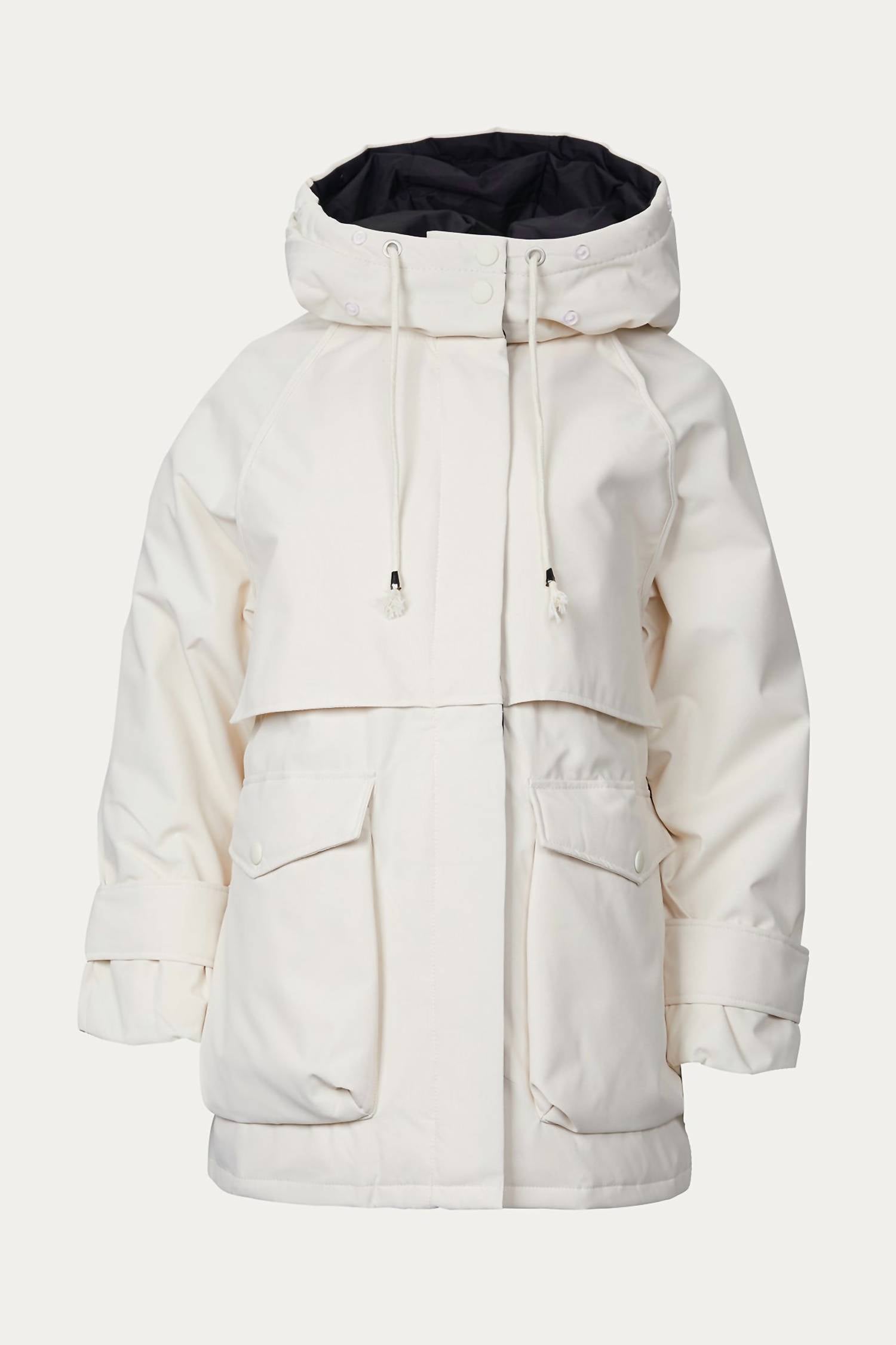HOODED SHELL DOWN COAT