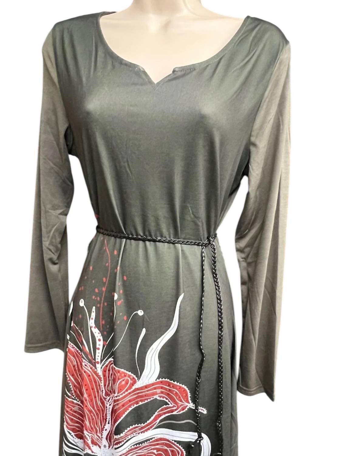 Michael K - Women's Belted Beauty Jersey Dress