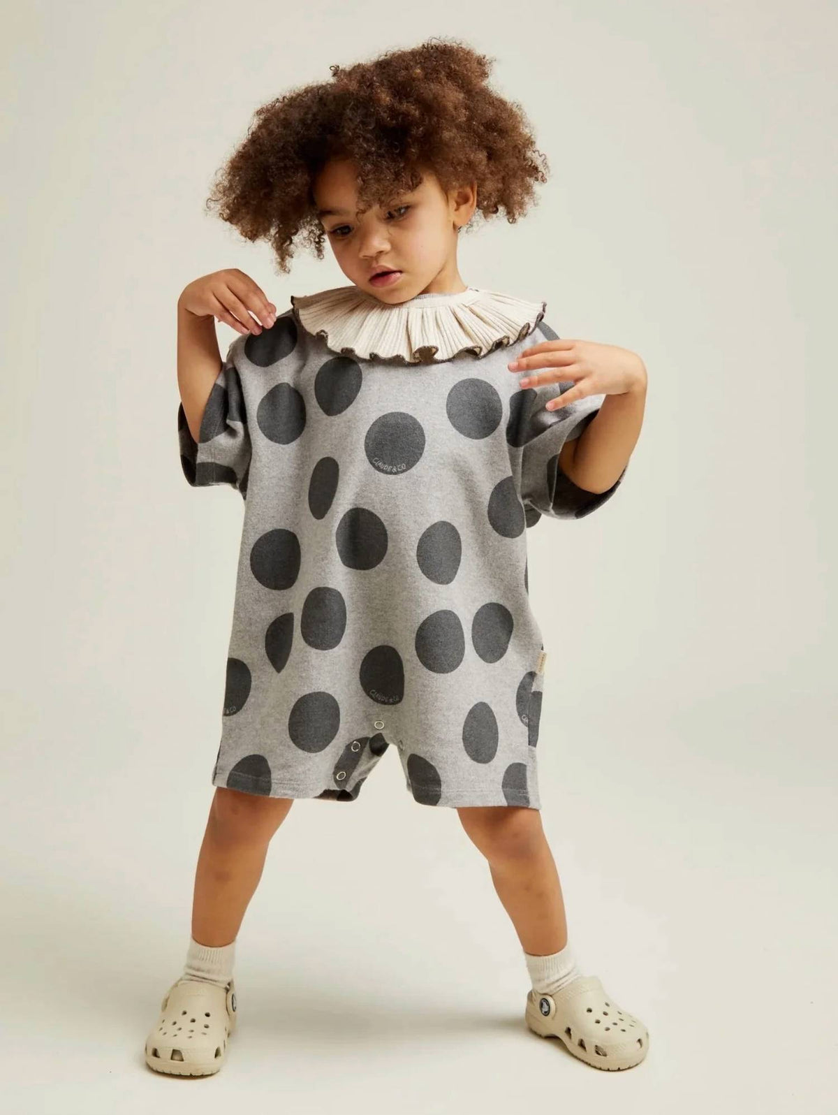 Claude & Co - Kids Opal Marl Spot Romper