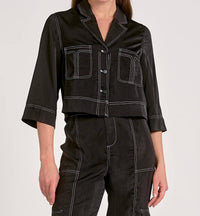 Elan - Jackie Button Up