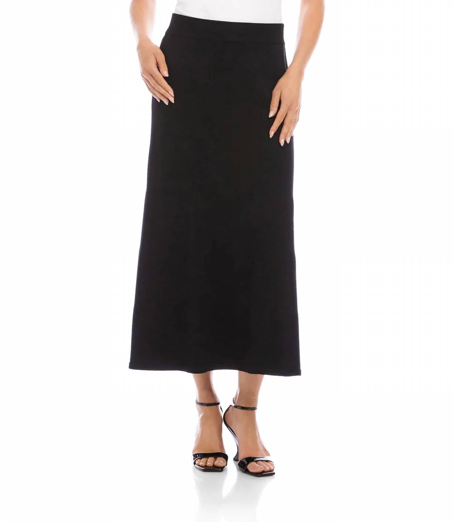 Karen Kane - Stevie Sweater Knit Midi Skirt