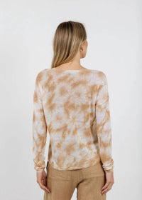 Elliott Lauren - Daydreaming Printed V Neck Sweater