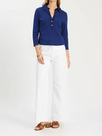 Tyler Boe - Poppy Ribbed Polo Shirt