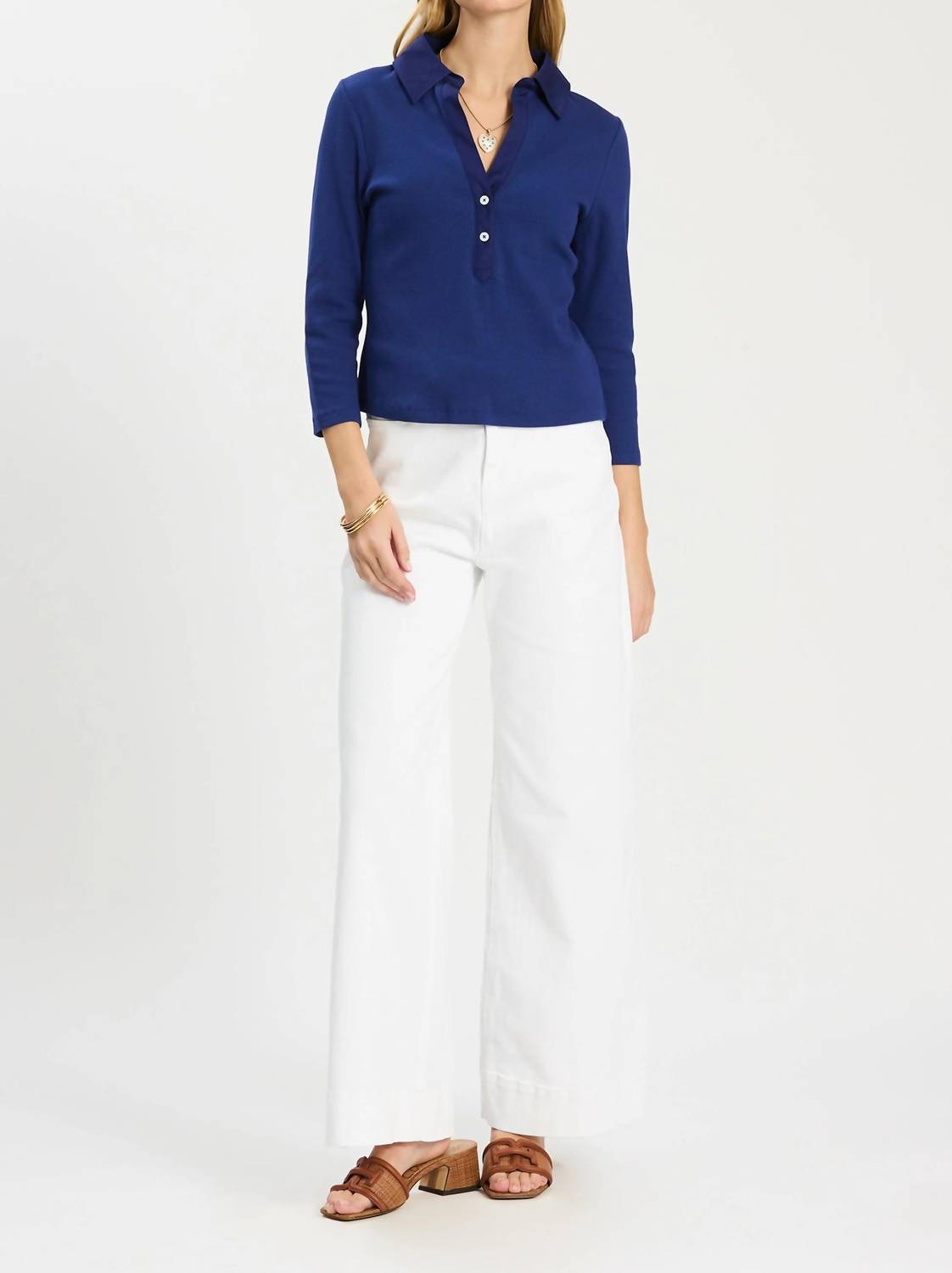 Tyler Boe - Poppy Ribbed Polo Shirt