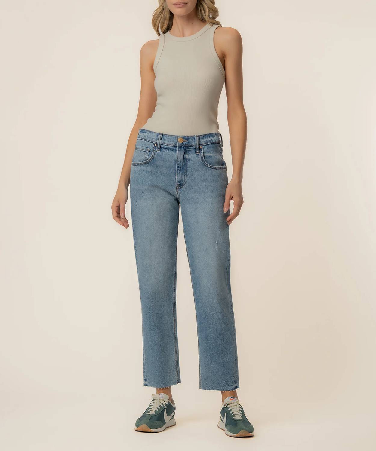 Kut From The Kloth - Kit High Rise Baggy Ankle Straight Leg