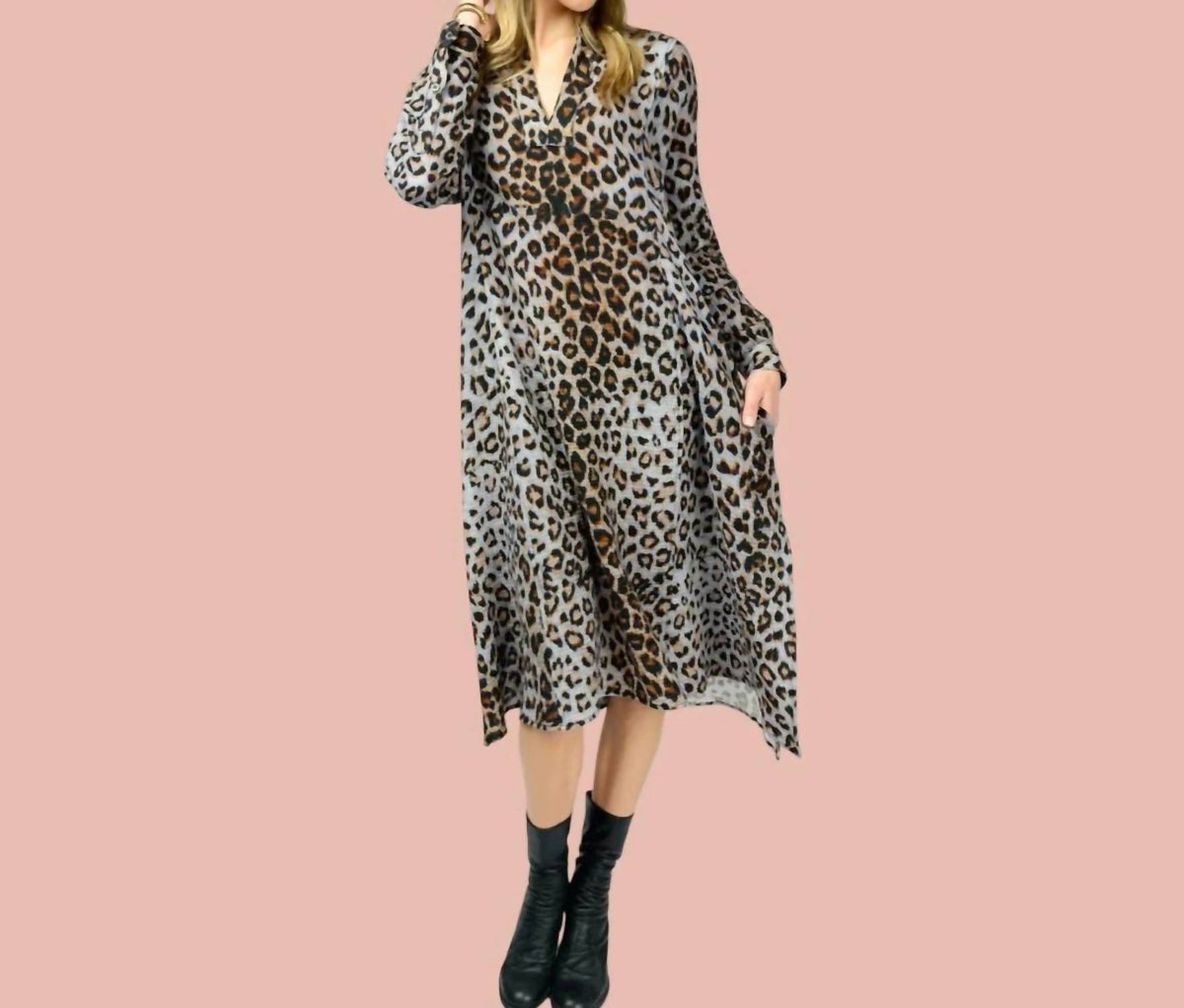 Uncle Frank - Untamed Elegance Midi Dress