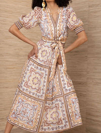 Hale Bob - Bess Linen Maxi Dress