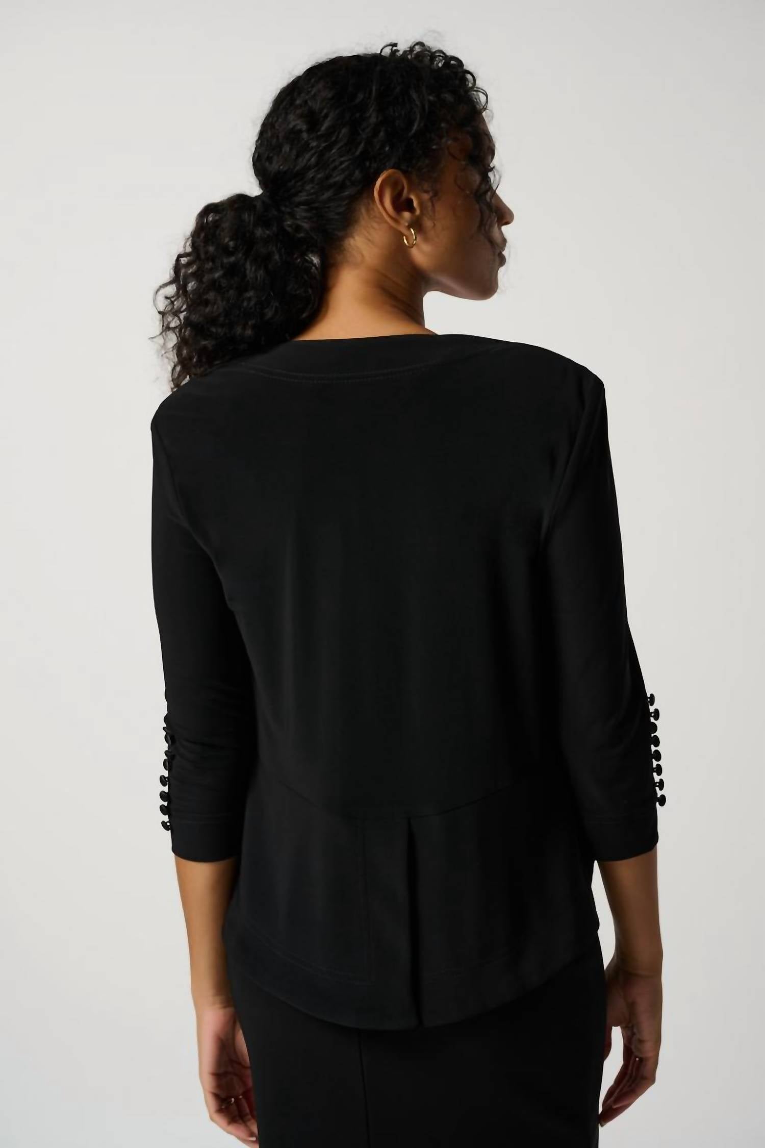 Joseph Ribkoff - 3/4 SLV BUTTON DETAIL CARDIGAN