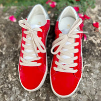 MiiM Women's Glazed Star Sneakers in red - women's sneaker - view 4