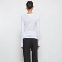 Enza Costa - Easy Cuffed Crew Tee