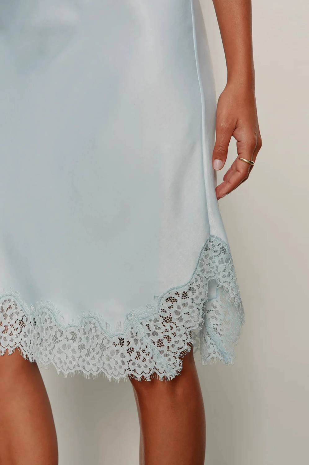 Sanctuary - Effortless Lace Slip Midi Skirt