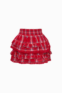 Loveshackfancy - Girl's Billie Tartan Skirt