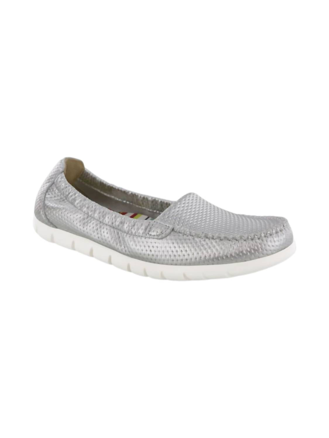 SAS Women's Sunny Loafers in silver - women's flats