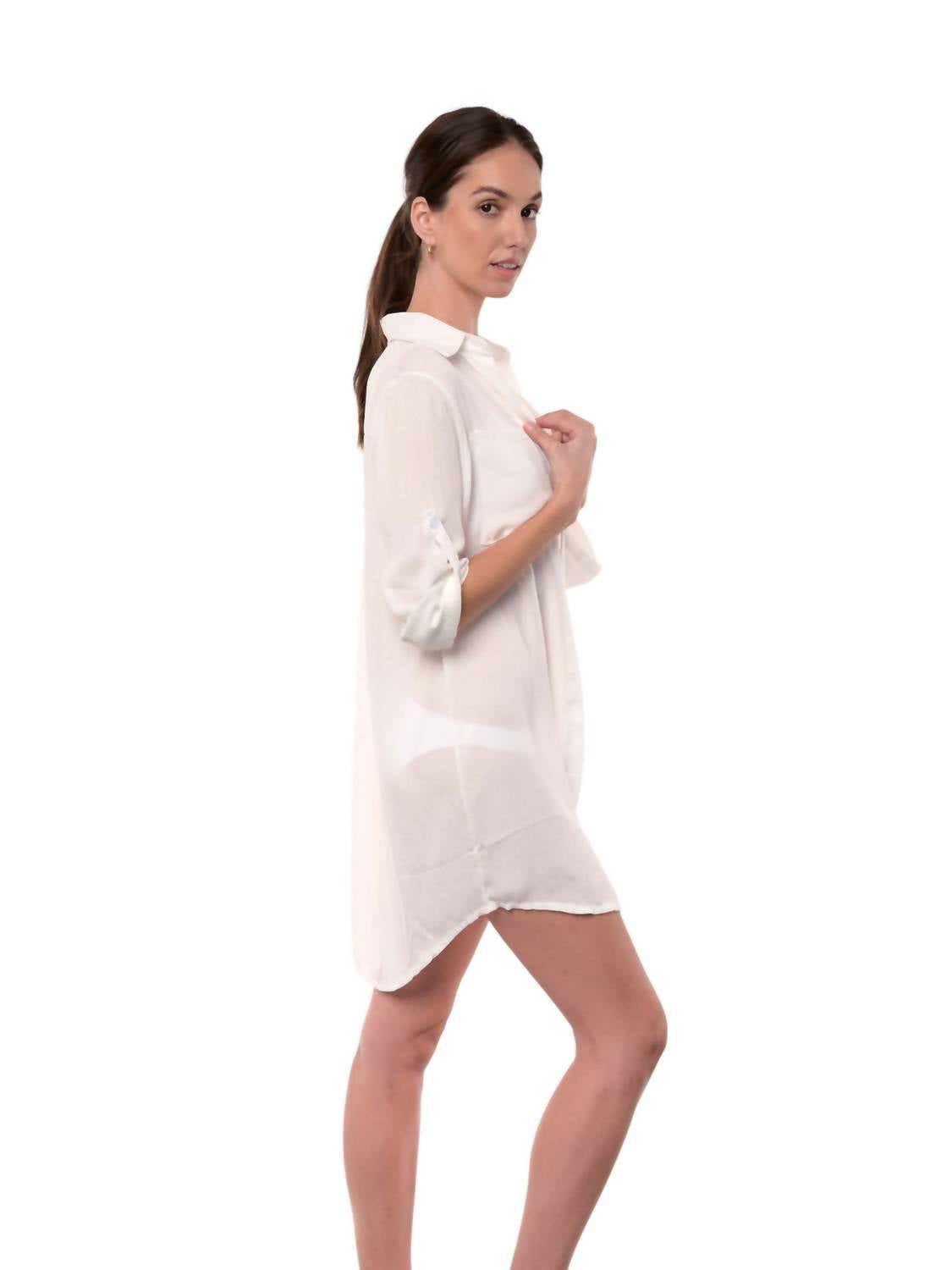 Sauipe - Lydia Buttoned Shirt Beach Cover up