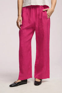 Velvet By Graham & Spencer - Lola Linen Straight Leg Pants