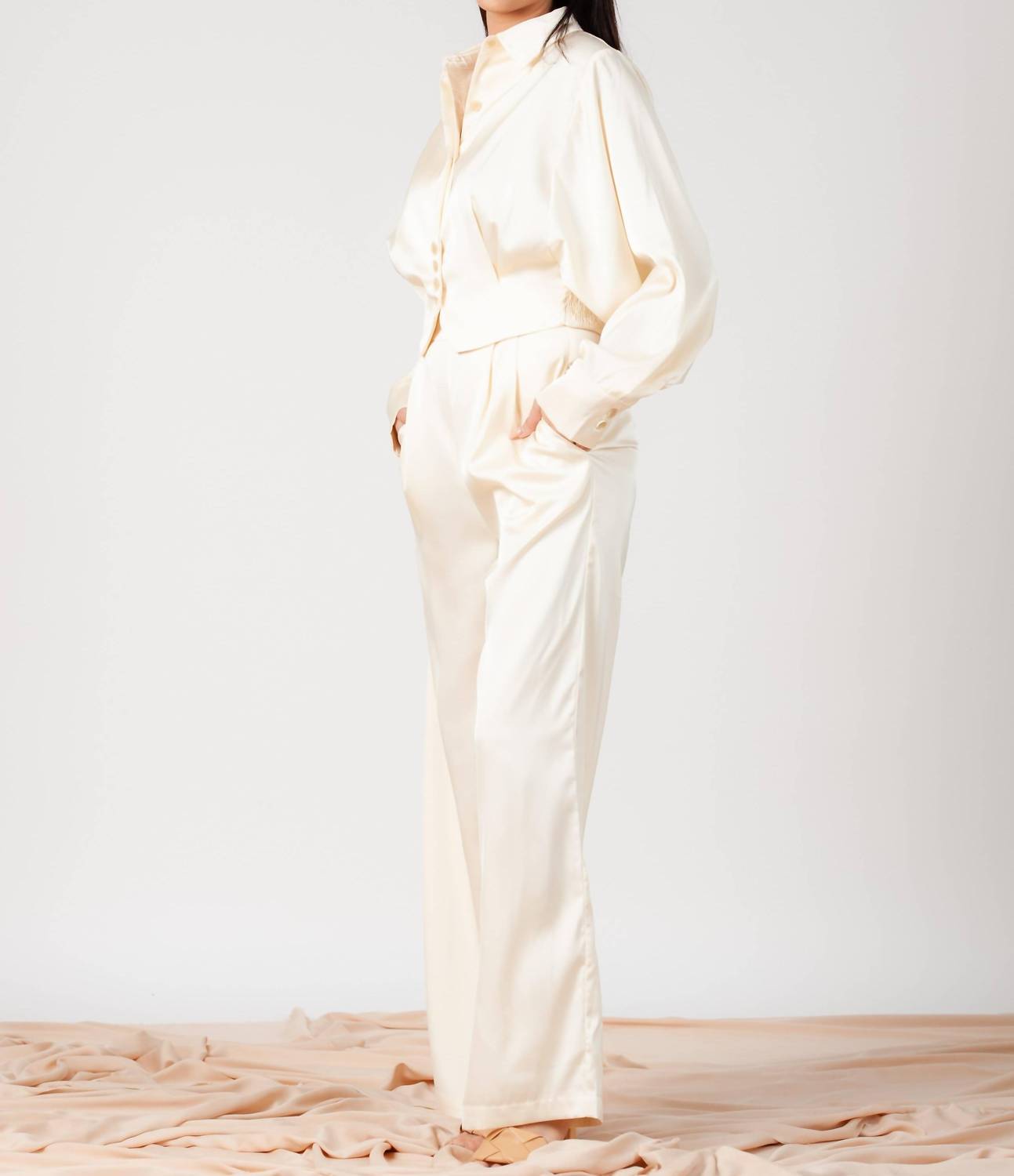 Lucca - Satin Trouser