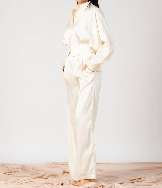 Lucca - Satin Trouser