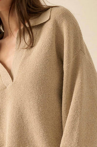 Promesa - Knit Long Sleeve V Neck Sweater