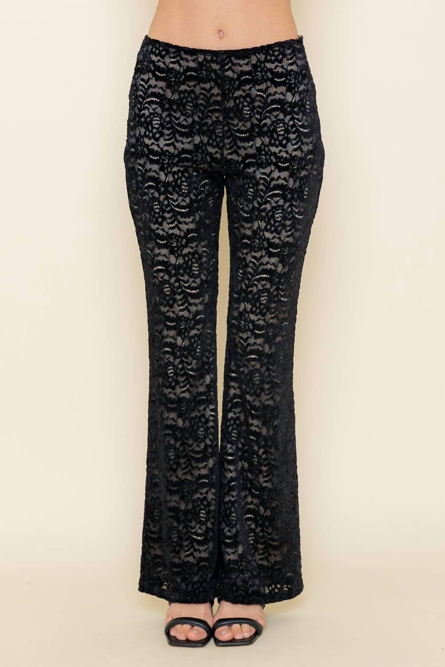 Fore Collection - Lace Sheer Pants