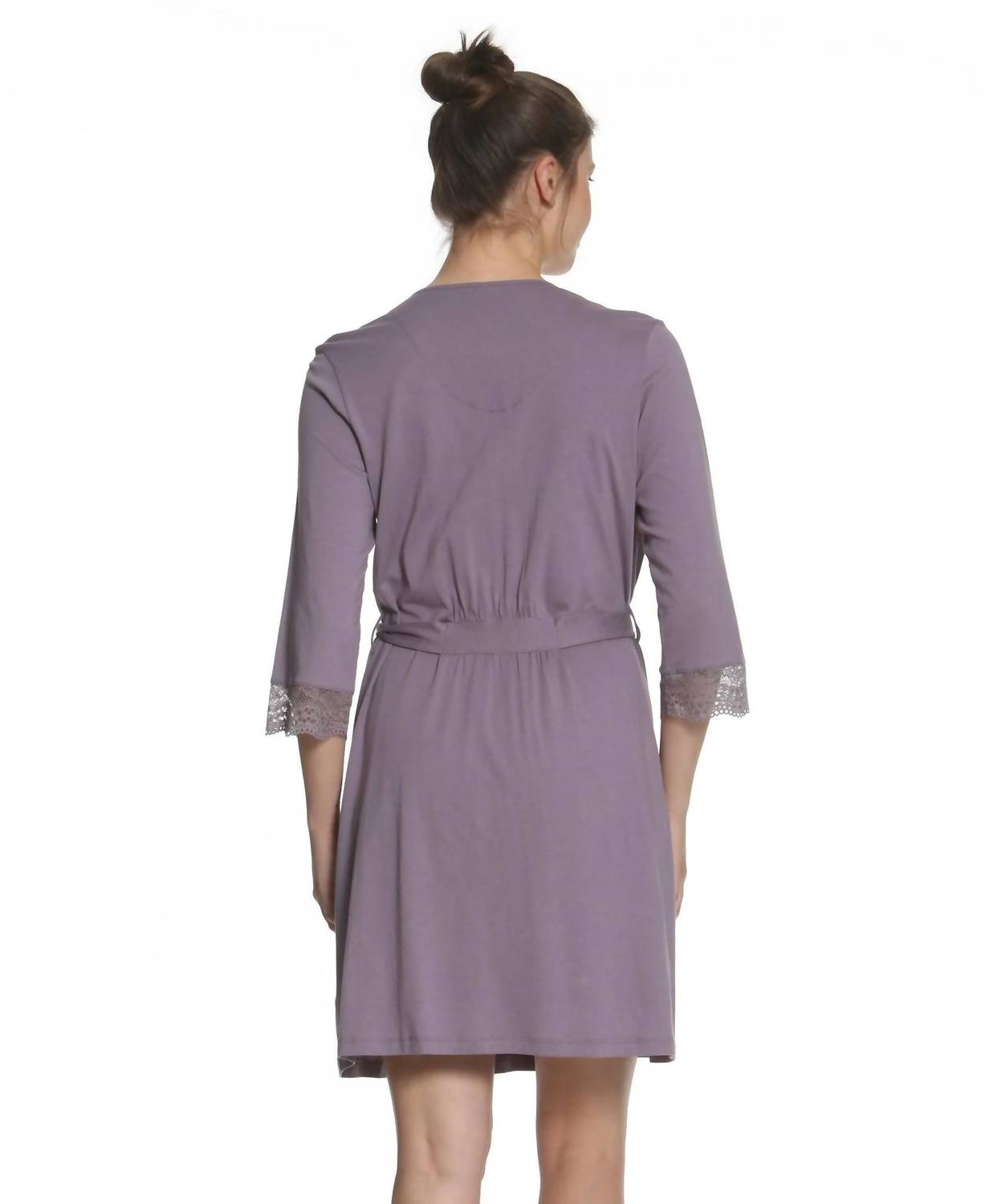 Twelve Eighty Eight - Leslie Lace Accented Robe