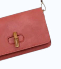 Joy Susan - Women's Bonnie Mini Organizer Bamboo Turnlock Crossbody Bag
