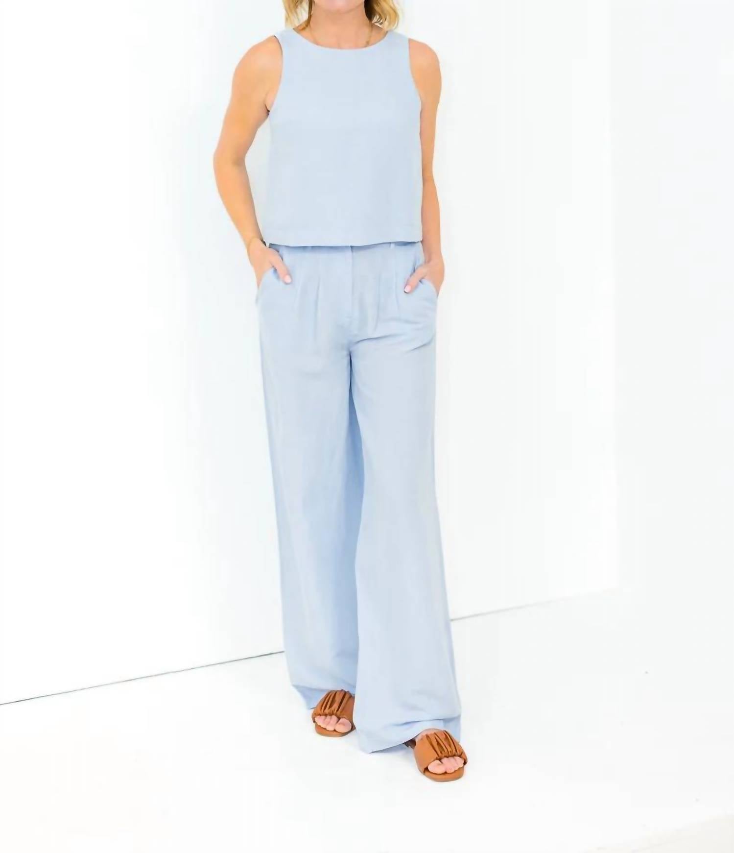 French Connection - Birdie Linen Trousers