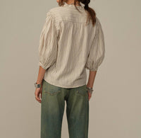 Road To Nowhere - Edith Japanese Organic Cotton Blouse