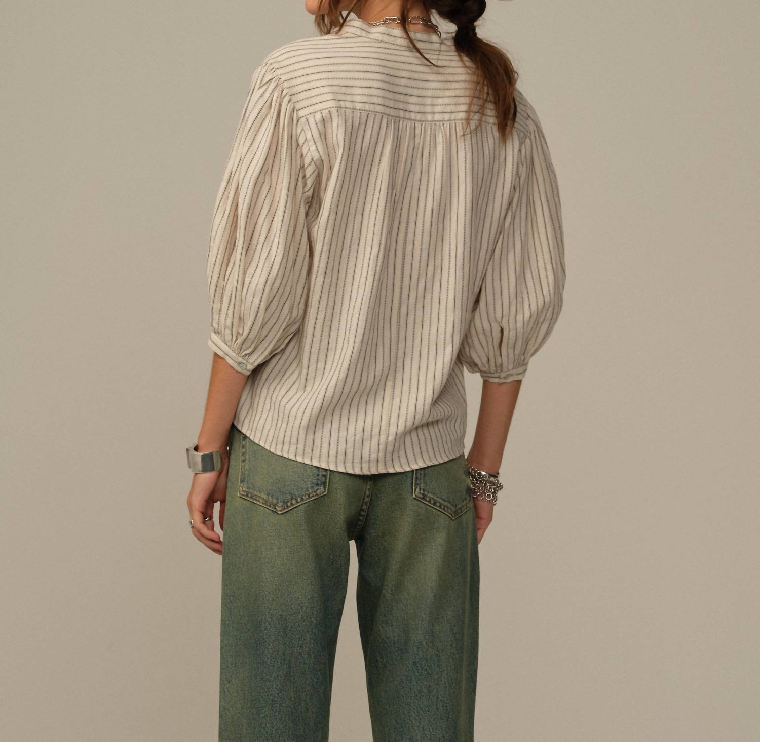 Road To Nowhere - Edith Japanese Organic Cotton Blouse